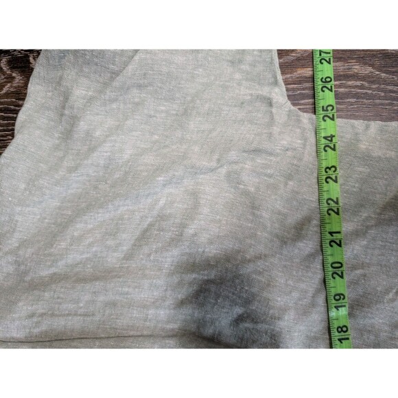 Christian Siriano New York Linen Blend Top Tie Resort Boho Women One Sz Cover138 - Picture 7 of 8